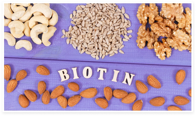 frutos secos que son fuente de biotina
